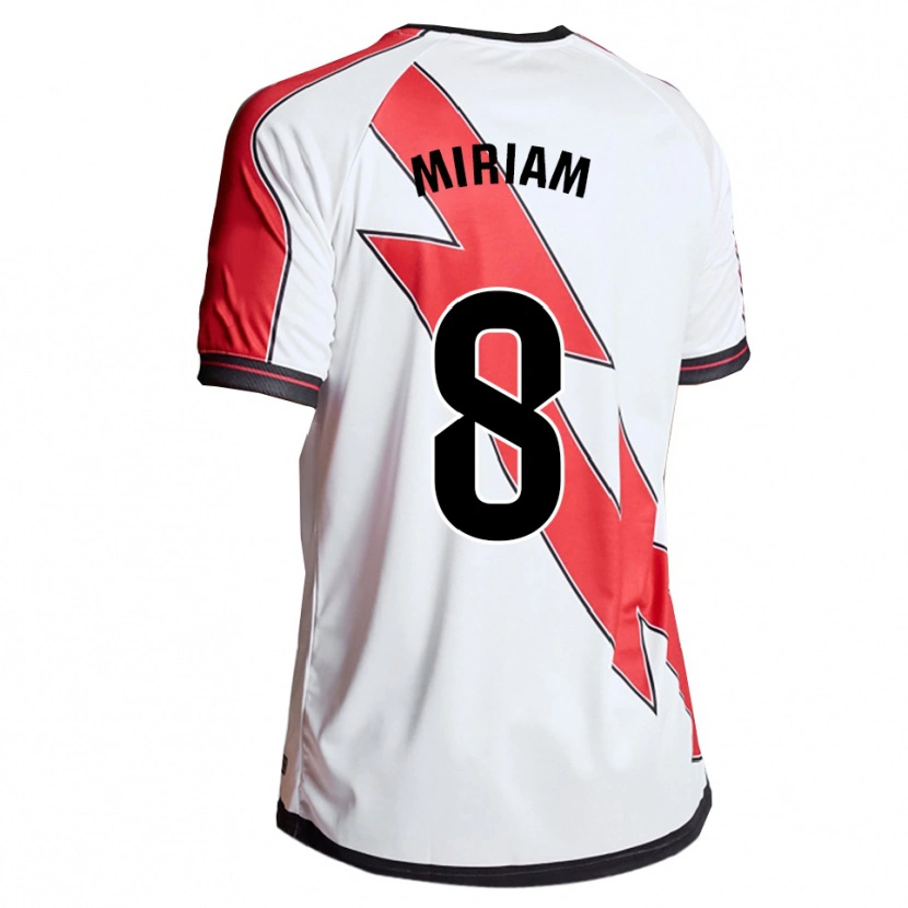 Danxen Män Miriam Valladolid Sanchez #8 Vit Röd Hemmatröja Matchtröjor 2025/26 Tröjor T-Tröja