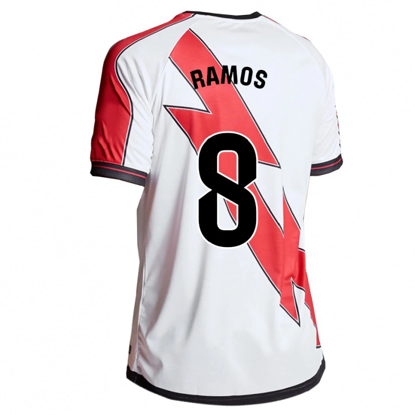 Danxen Män Iván Ramos #8 Vit Röd Hemmatröja Matchtröjor 2025/26 Tröjor T-Tröja