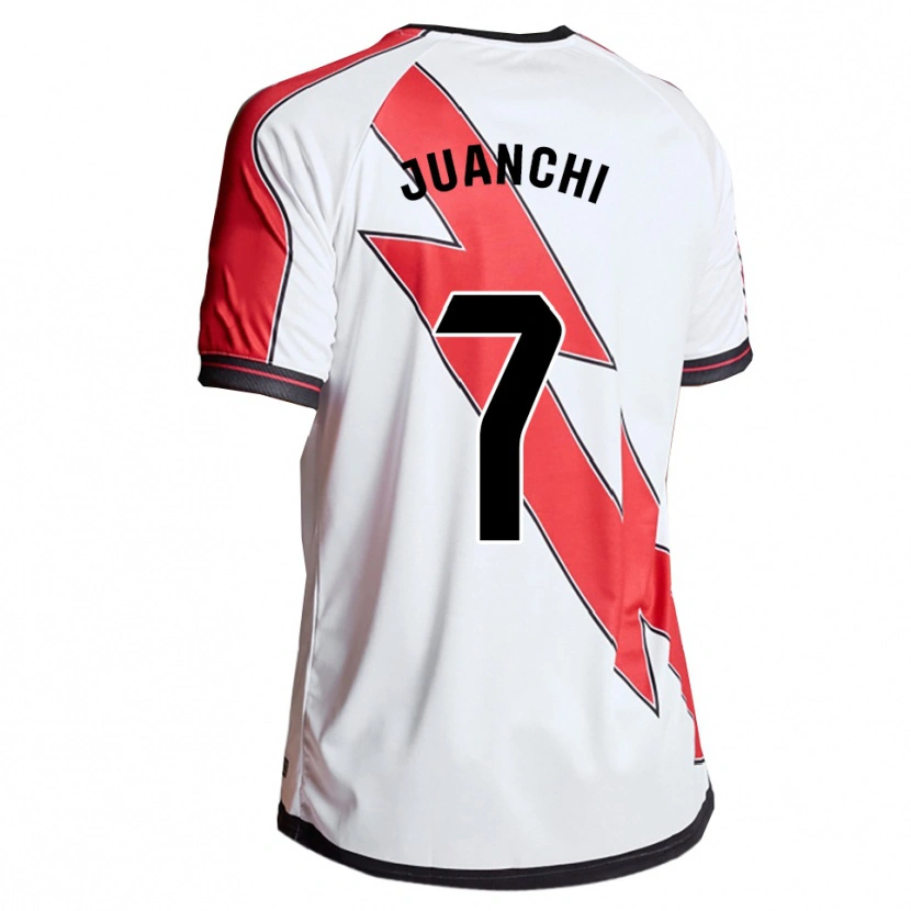 Danxen Män Juanchi #7 Vit Röd Hemmatröja Matchtröjor 2025/26 Tröjor T-Tröja