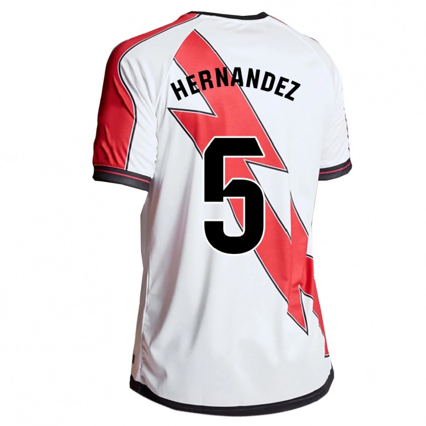 Danxen Män Aridane Hernández #5 Vit Röd Hemmatröja Matchtröjor 2025/26 Tröjor T-Tröja