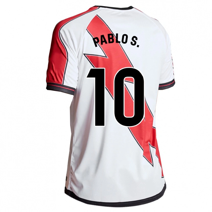 Danxen Män Pablo Sánchez #10 Vit Röd Hemmatröja Matchtröjor 2025/26 Tröjor T-Tröja