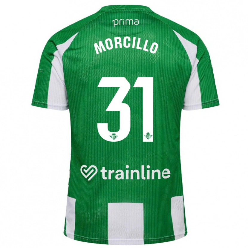 Danxen Män Ana Morcillo #31 Grön Vit Hemmatröja Matchtröjor 2025/26 Tröjor T-Tröja