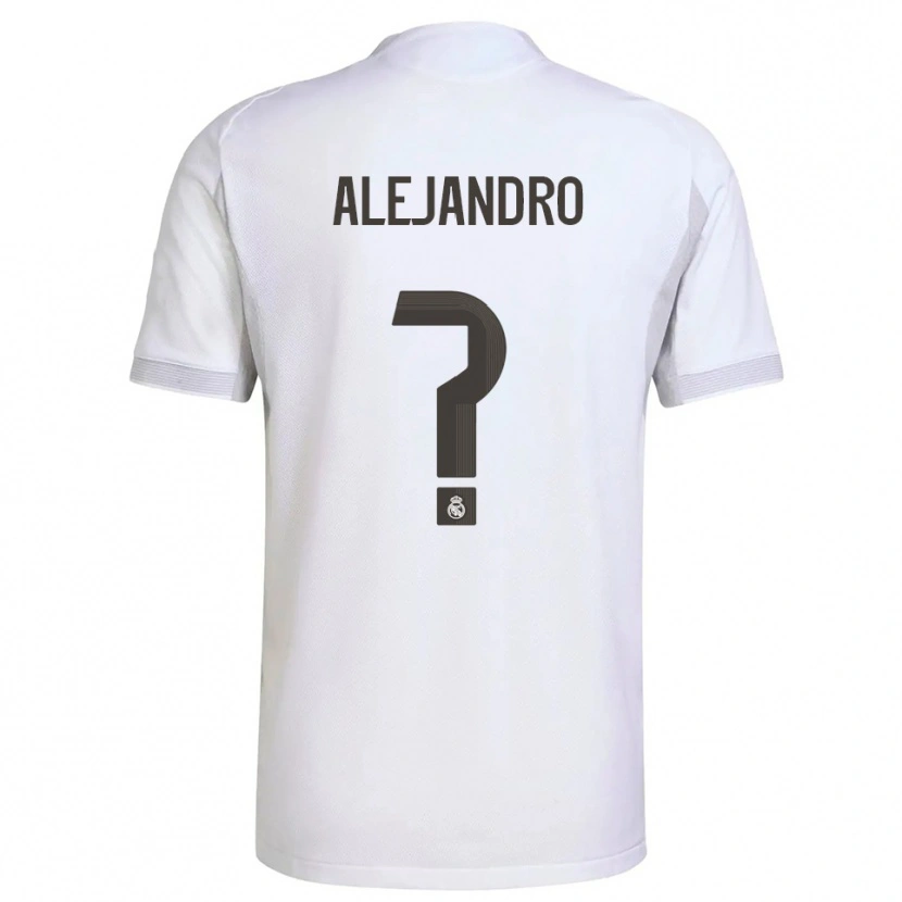 Danxen Män Alejandro Hernández #0 Vit Gul Hemmatröja Matchtröjor 2025/26 Tröjor T-Tröja