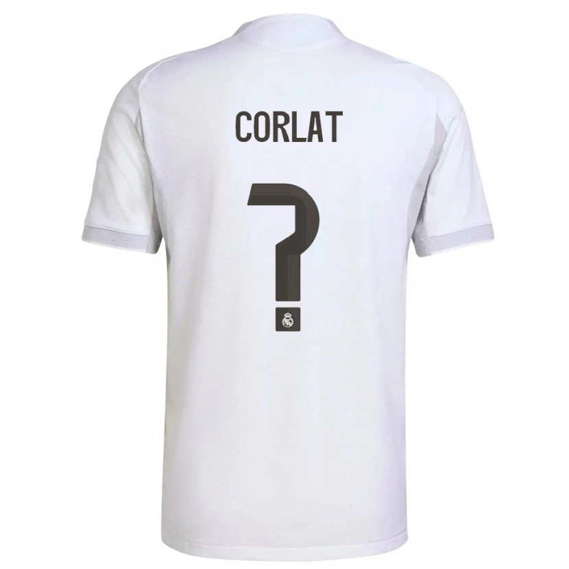 Danxen Män Edu Corlat #0 Vit Gul Hemmatröja Matchtröjor 2025/26 Tröjor T-Tröja