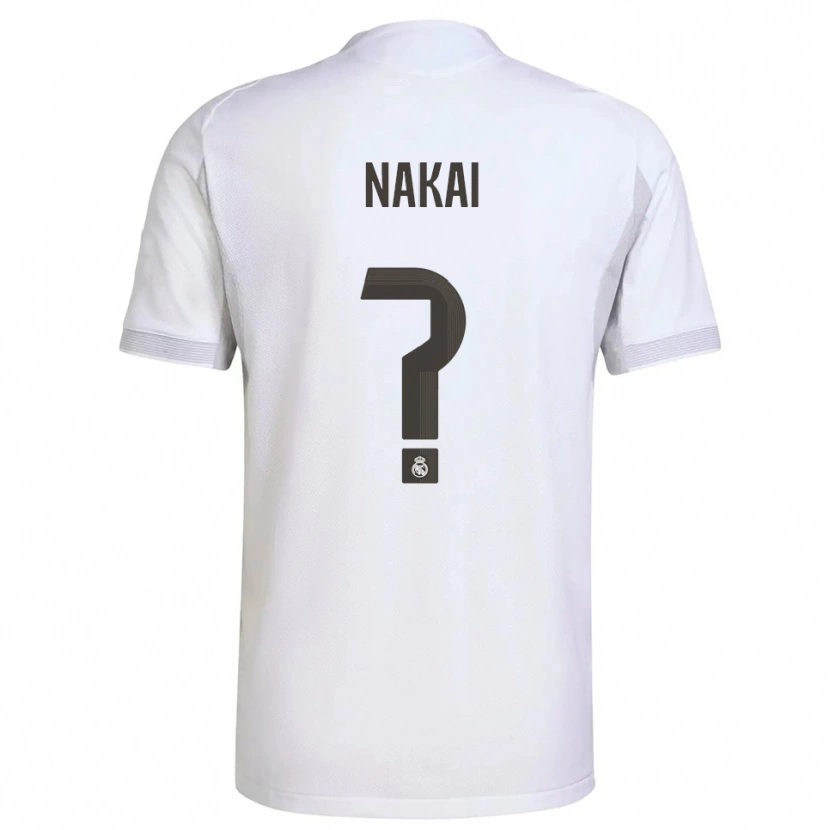 Danxen Män Takuhiro Nakai #0 Vit Gul Hemmatröja Matchtröjor 2025/26 Tröjor T-Tröja
