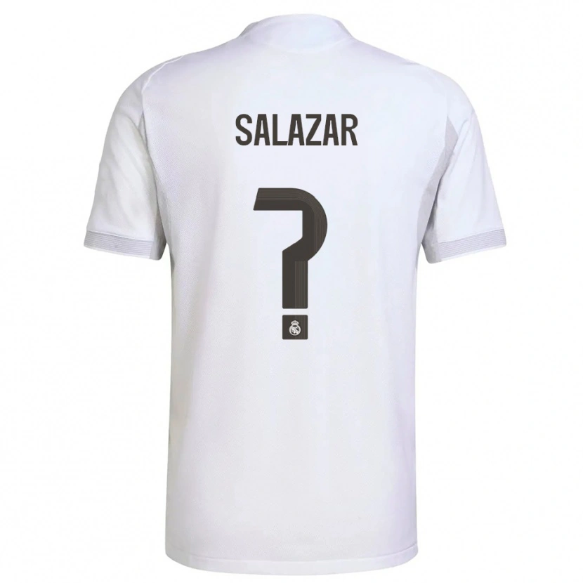 Danxen Män Isra Salazar #0 Vit Gul Hemmatröja Matchtröjor 2025/26 Tröjor T-Tröja