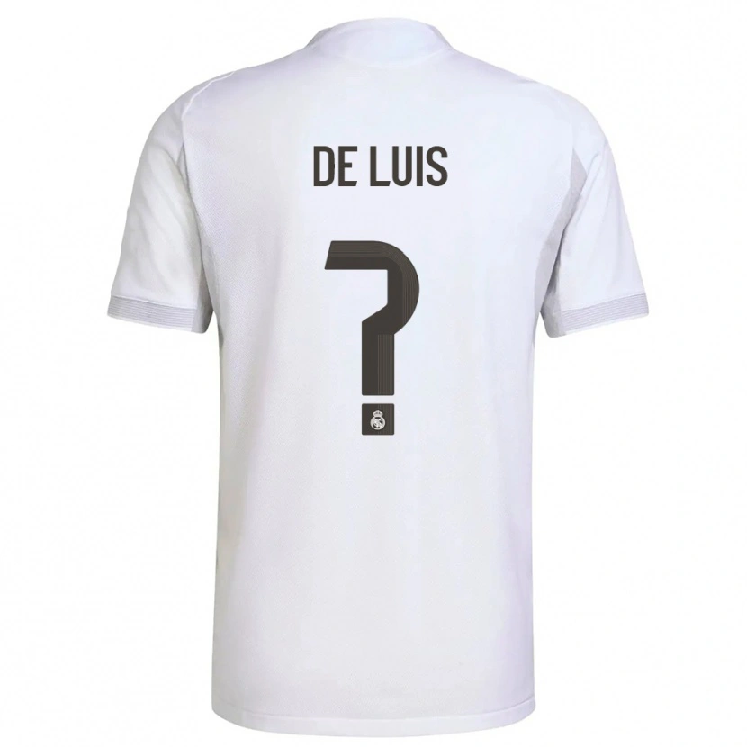 Danxen Män Mario De Luis #0 Vit Gul Hemmatröja Matchtröjor 2025/26 Tröjor T-Tröja