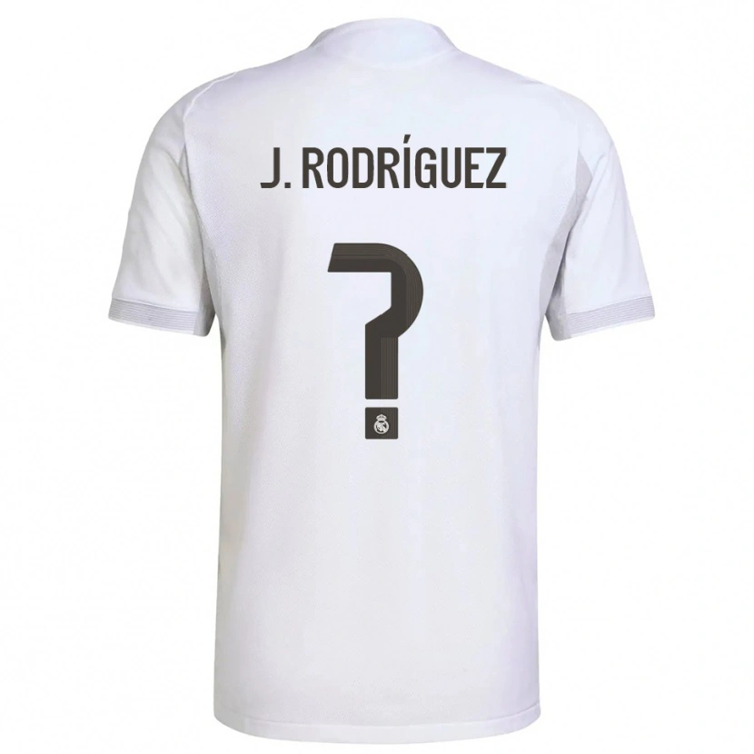 Danxen Män Juan Rodríguez #0 Vit Gul Hemmatröja Matchtröjor 2025/26 Tröjor T-Tröja