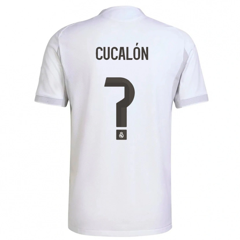 Danxen Män Marc Cucalón #0 Vit Gul Hemmatröja Matchtröjor 2025/26 Tröjor T-Tröja