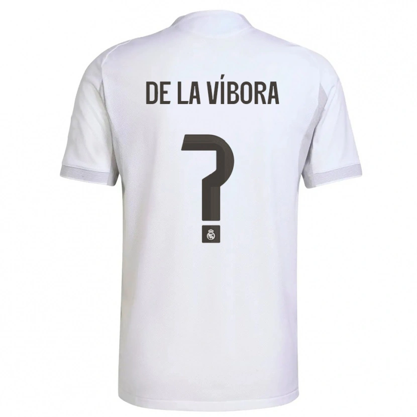 Danxen Män David De La Víbora #0 Vit Gul Hemmatröja Matchtröjor 2025/26 Tröjor T-Tröja