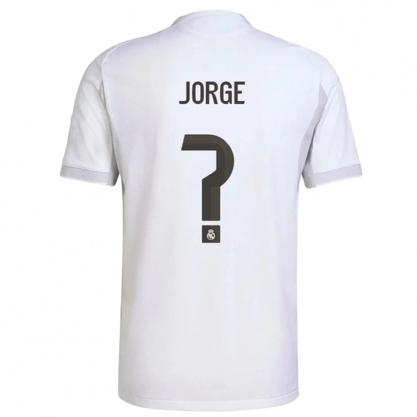 Danxen Män Jorge García #0 Vit Gul Hemmatröja Matchtröjor 2025/26 Tröjor T-Tröja