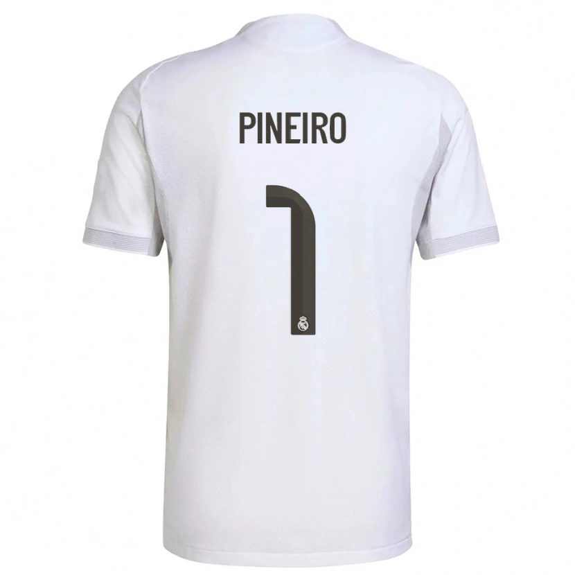 Danxen Män Diego Pineiro #1 Vit Gul Hemmatröja Matchtröjor 2025/26 Tröjor T-Tröja