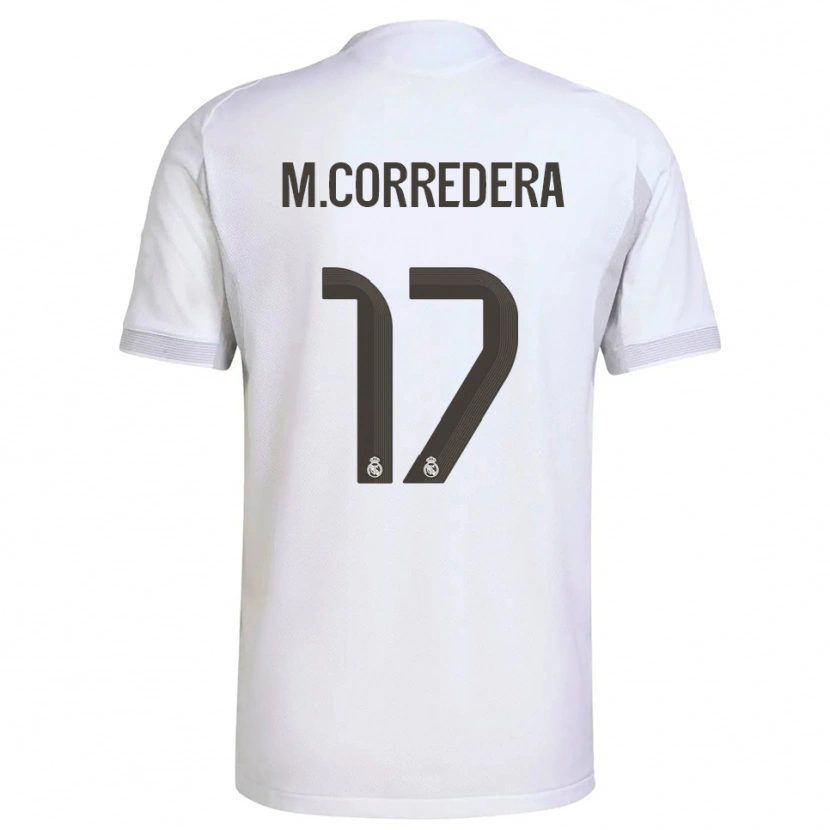 Danxen Män Marta Corredera #17 Vit Gul Hemmatröja Matchtröjor 2025/26 Tröjor T-Tröja