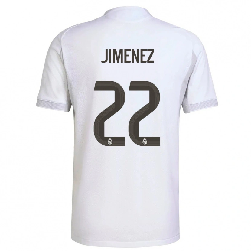 Danxen Män David Jiménez #22 Vit Gul Hemmatröja Matchtröjor 2025/26 Tröjor T-Tröja