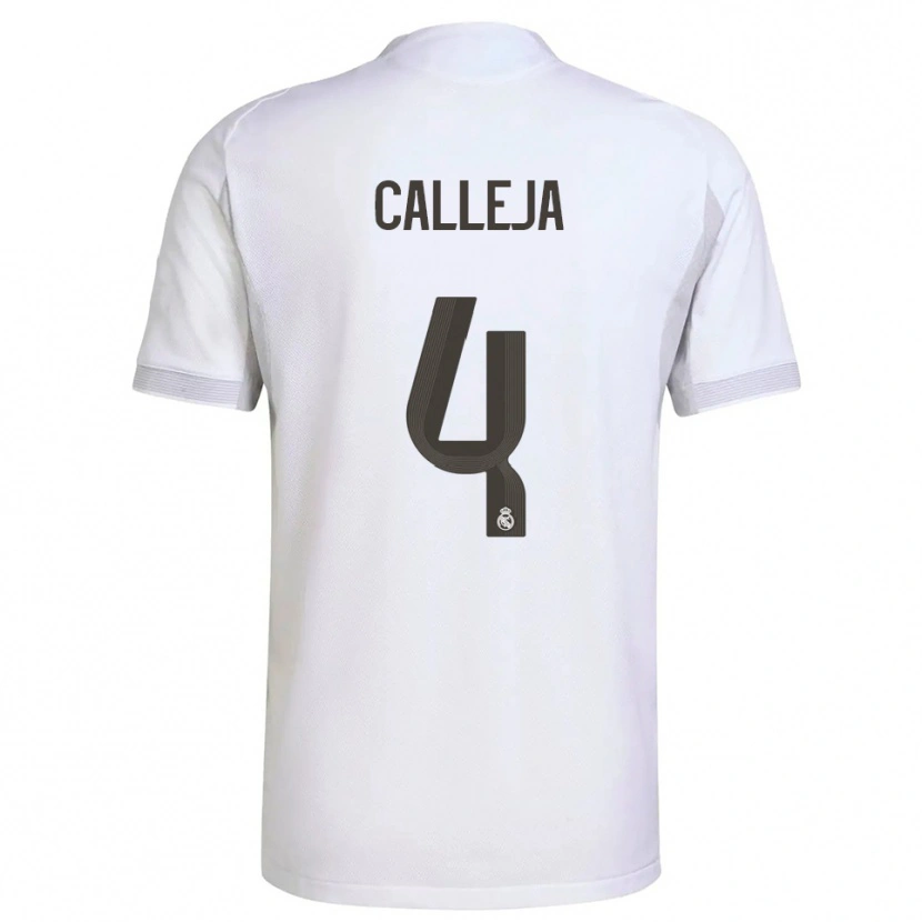 Danxen Män Jaime Calleja #4 Vit Gul Hemmatröja Matchtröjor 2025/26 Tröjor T-Tröja