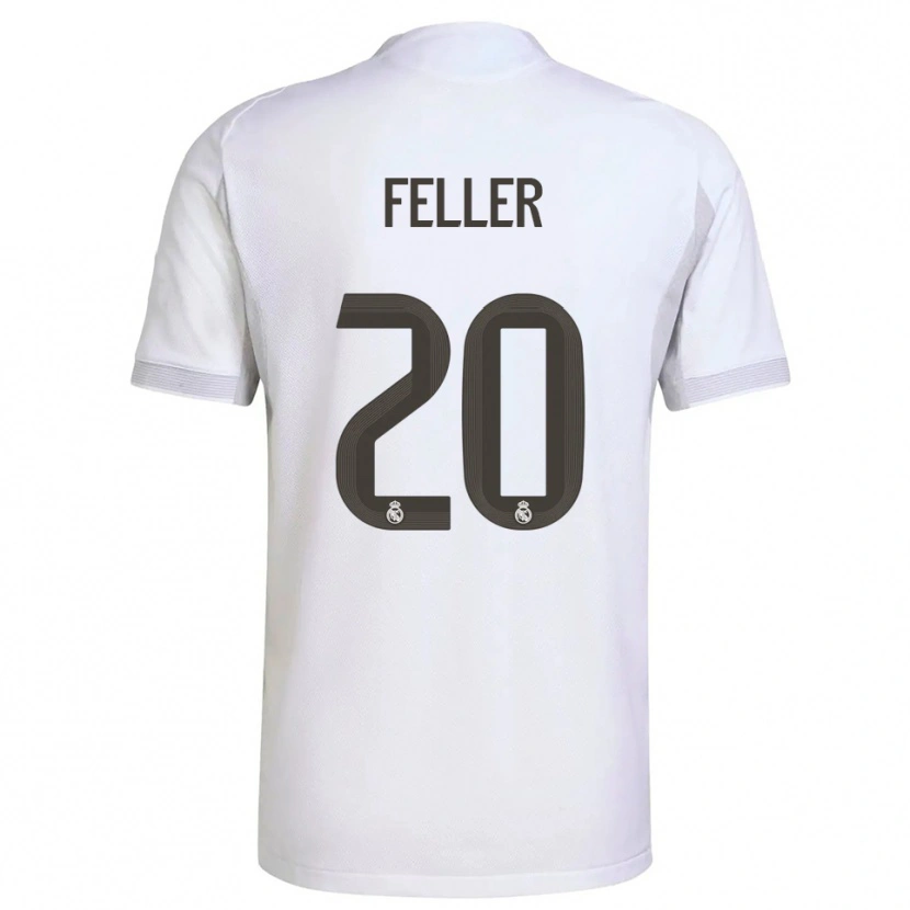 Danxen Män Naomie Feller #20 Vit Gul Hemmatröja Matchtröjor 2025/26 Tröjor T-Tröja