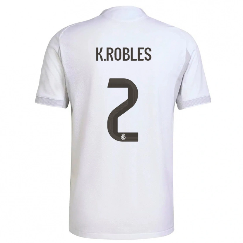 Danxen Män Kenti Robles #2 Vit Gul Hemmatröja Matchtröjor 2025/26 Tröjor T-Tröja