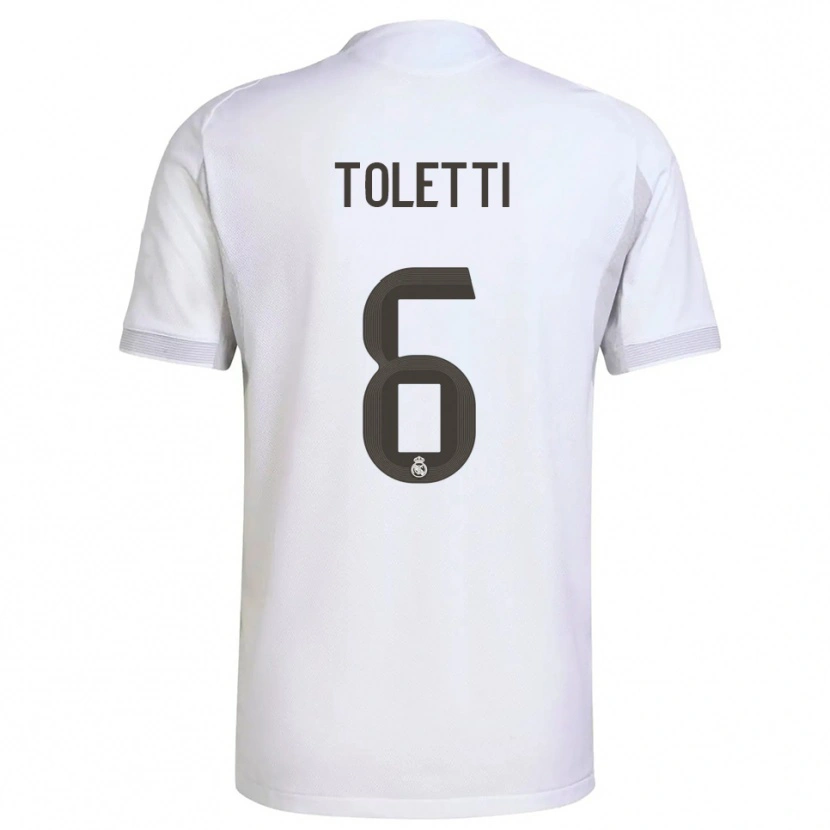 Danxen Män Sandie Toletti #6 Vit Gul Hemmatröja Matchtröjor 2025/26 Tröjor T-Tröja