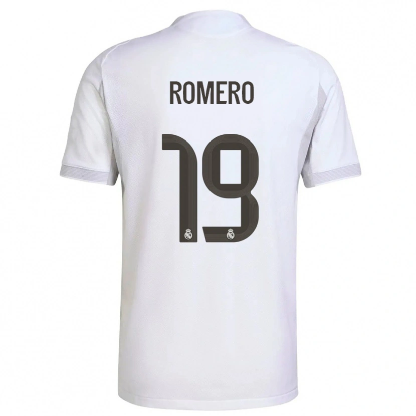 Danxen Män Alfonso Romero #19 Vit Gul Hemmatröja Matchtröjor 2025/26 Tröjor T-Tröja
