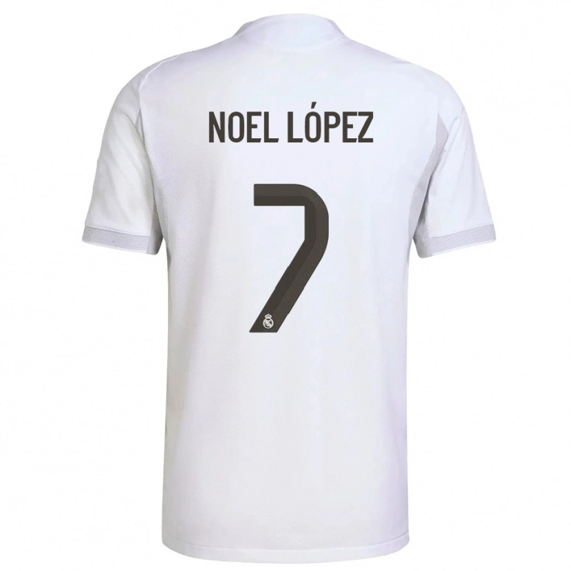 Danxen Män Noel López #7 Vit Gul Hemmatröja Matchtröjor 2025/26 Tröjor T-Tröja