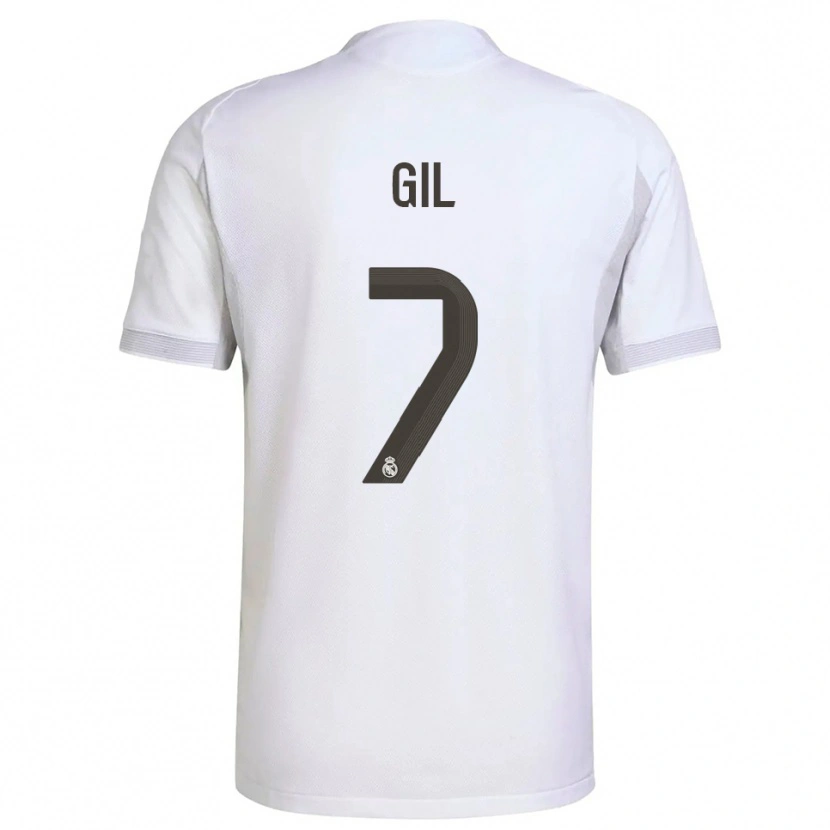 Danxen Män Iker Gil #7 Vit Gul Hemmatröja Matchtröjor 2025/26 Tröjor T-Tröja