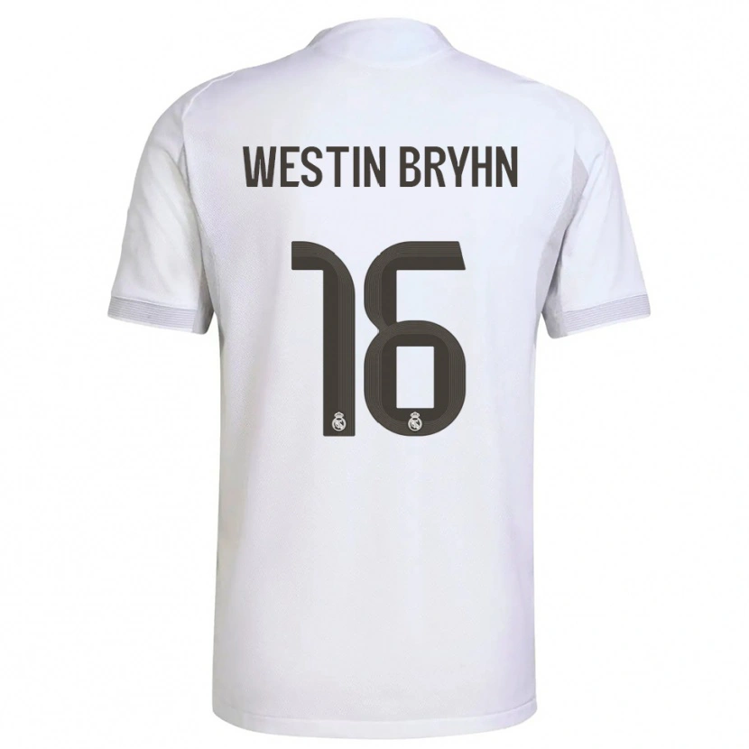Danxen Män Leon Westin Bryhn #16 Vit Gul Hemmatröja Matchtröjor 2025/26 Tröjor T-Tröja