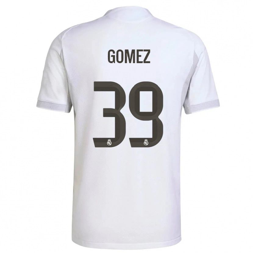 Danxen Män Eric Gómez #39 Vit Gul Hemmatröja Matchtröjor 2025/26 Tröjor T-Tröja