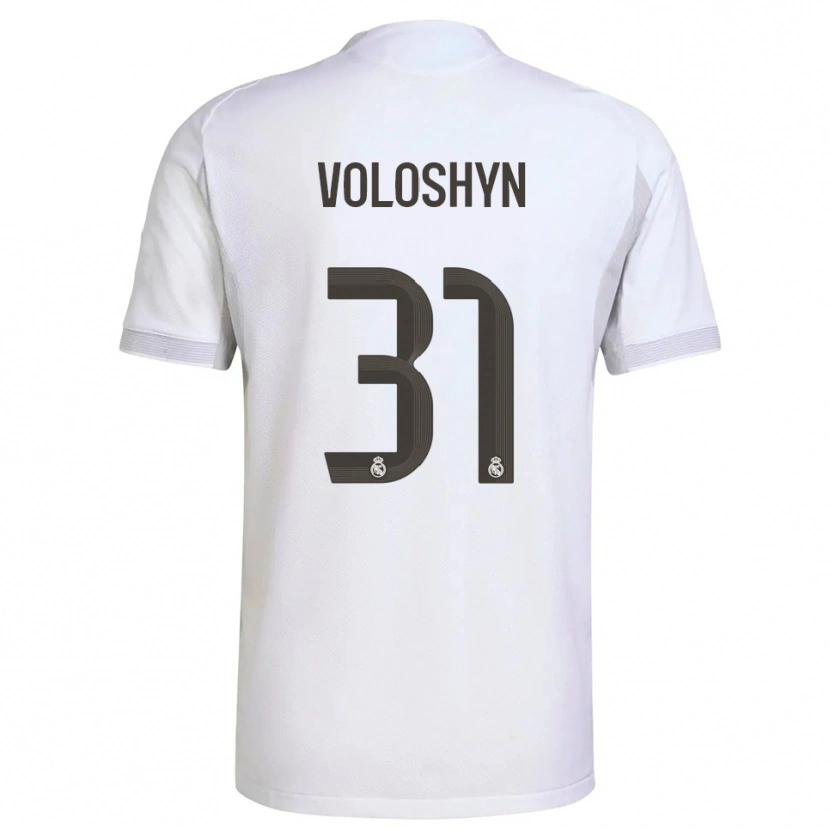 Danxen Män Ilya Voloshyn #31 Vit Gul Hemmatröja Matchtröjor 2025/26 Tröjor T-Tröja