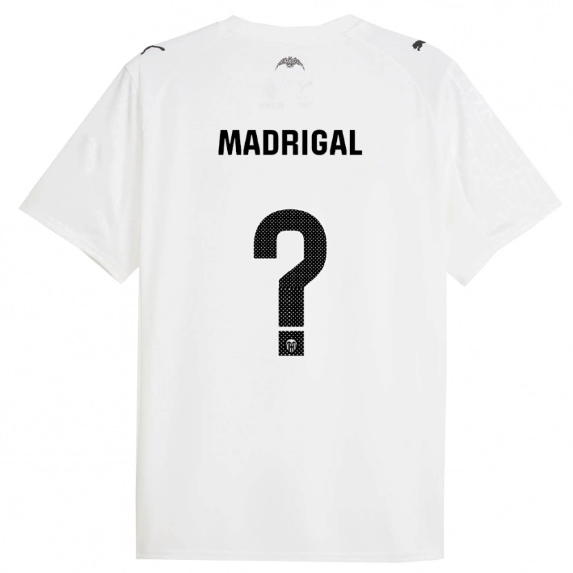 Danxen Män Warren Madrigal #0 Vit Svart Hemmatröja Matchtröjor 2025/26 Tröjor T-Tröja