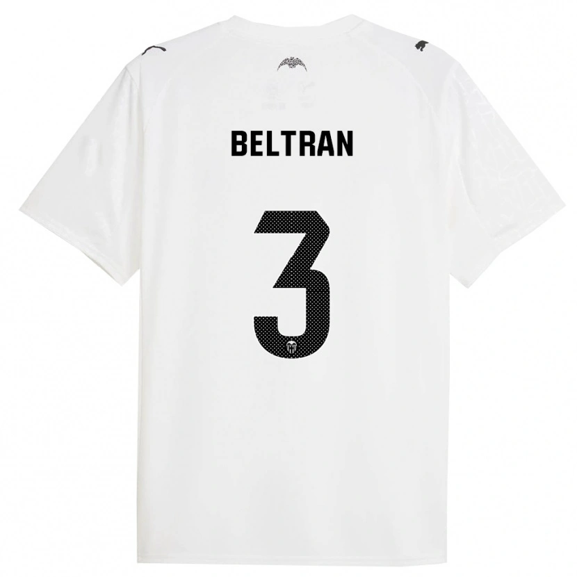 Danxen Män Bea Beltran #3 Vit Svart Hemmatröja Matchtröjor 2025/26 Tröjor T-Tröja