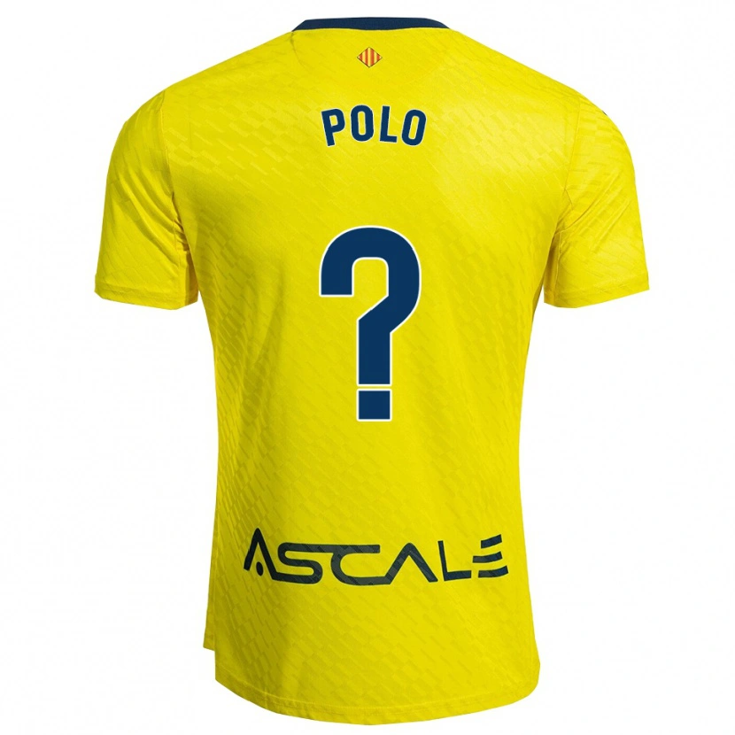 Danxen Män Pablo Polo #0 Gul Marinblå Hemmatröja Matchtröjor 2025/26 Tröjor T-Tröja