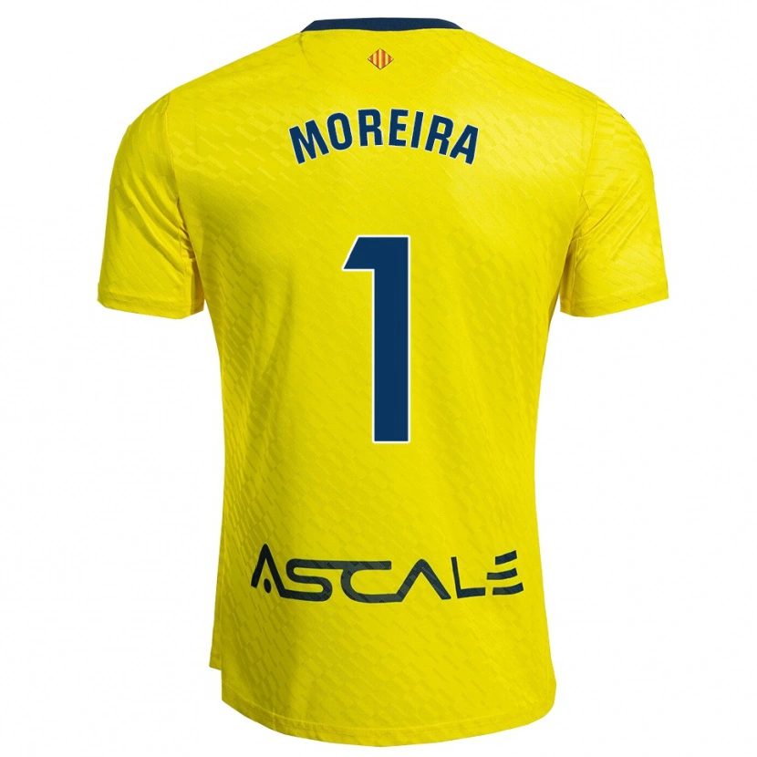 Danxen Män Yago Moreira #1 Gul Marinblå Hemmatröja Matchtröjor 2025/26 Tröjor T-Tröja