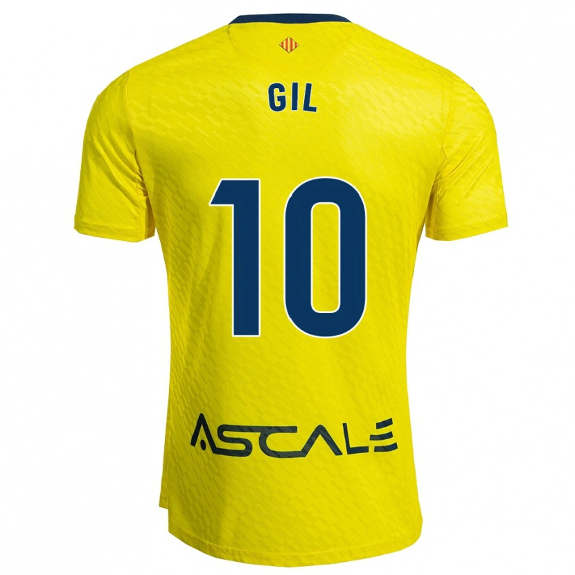 Danxen Män Markel Gil #10 Gul Marinblå Hemmatröja Matchtröjor 2025/26 Tröjor T-Tröja