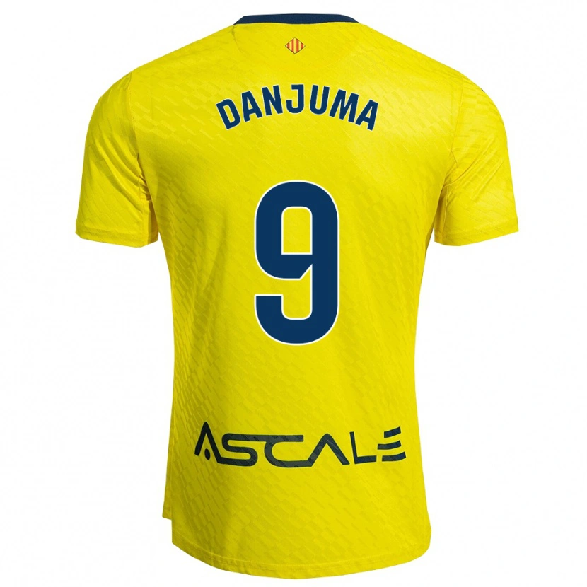 Danxen Män Arnaut Danjuma #9 Gul Marinblå Hemmatröja Matchtröjor 2025/26 Tröjor T-Tröja