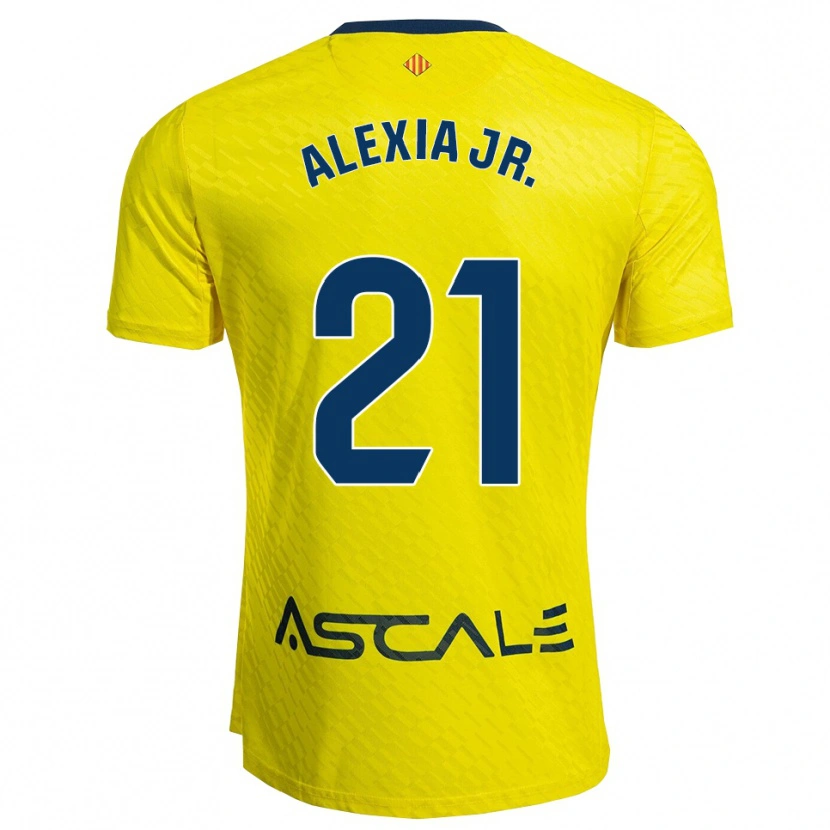 Danxen Män Alexia Blanco Llacuno #21 Gul Marinblå Hemmatröja Matchtröjor 2025/26 Tröjor T-Tröja