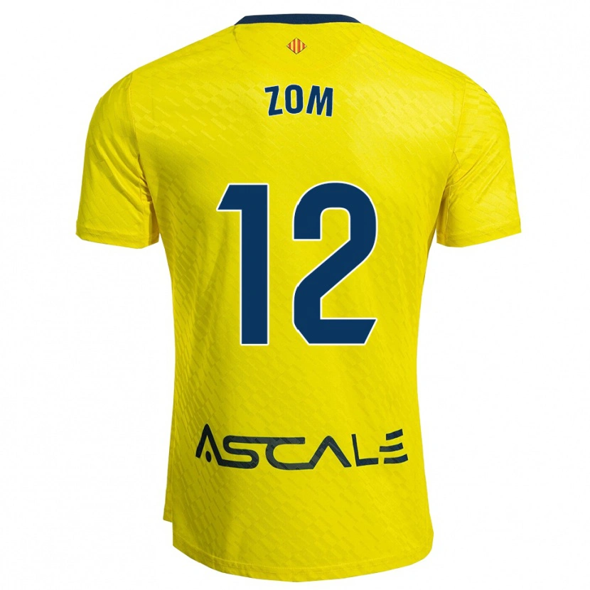 Danxen Män Ludo Zom #12 Gul Marinblå Hemmatröja Matchtröjor 2025/26 Tröjor T-Tröja