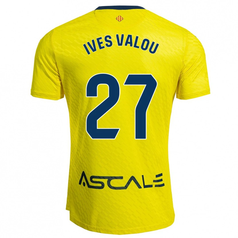 Danxen Män Jean Ives Valou #27 Gul Marinblå Hemmatröja Matchtröjor 2025/26 Tröjor T-Tröja