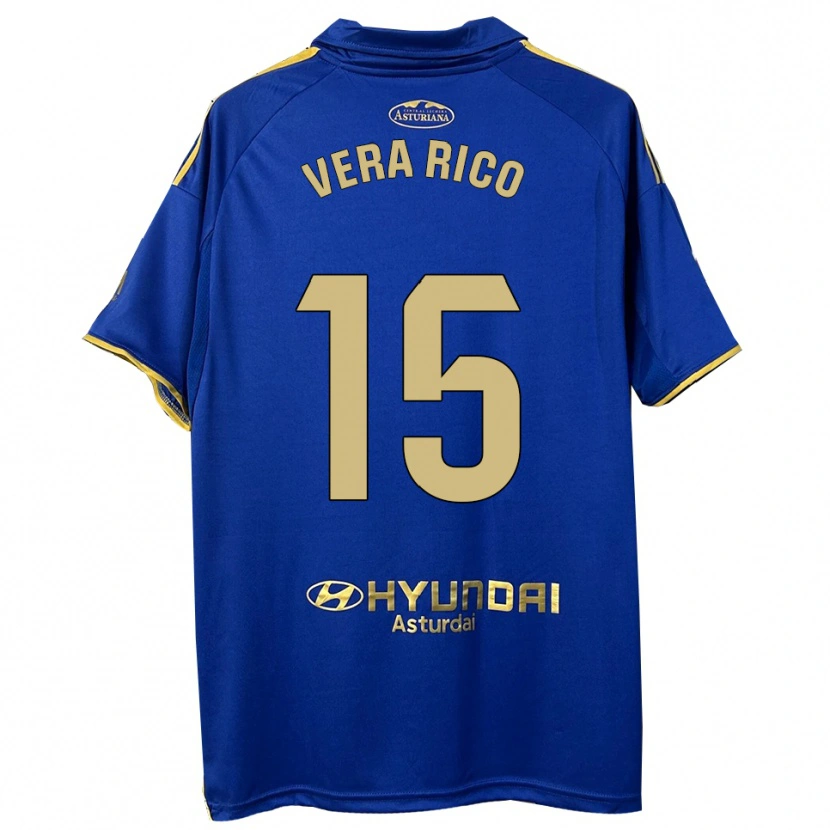 Danxen Män Vera Rico Trilles #15 Blå Guld Hemmatröja Matchtröjor 2025/26 Tröjor T-Tröja