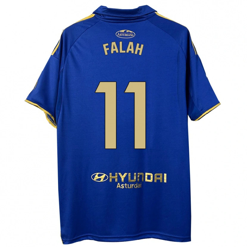 Danxen Män Omar Falah #11 Blå Guld Hemmatröja Matchtröjor 2025/26 Tröjor T-Tröja