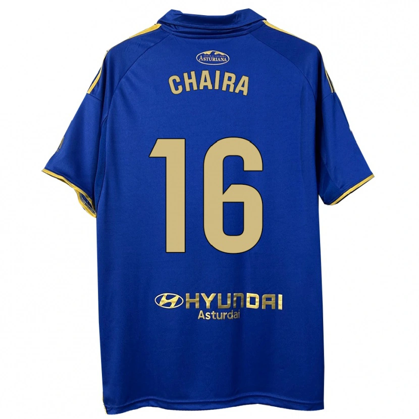 Danxen Män Ilyas Chaira #16 Blå Guld Hemmatröja Matchtröjor 2025/26 Tröjor T-Tröja