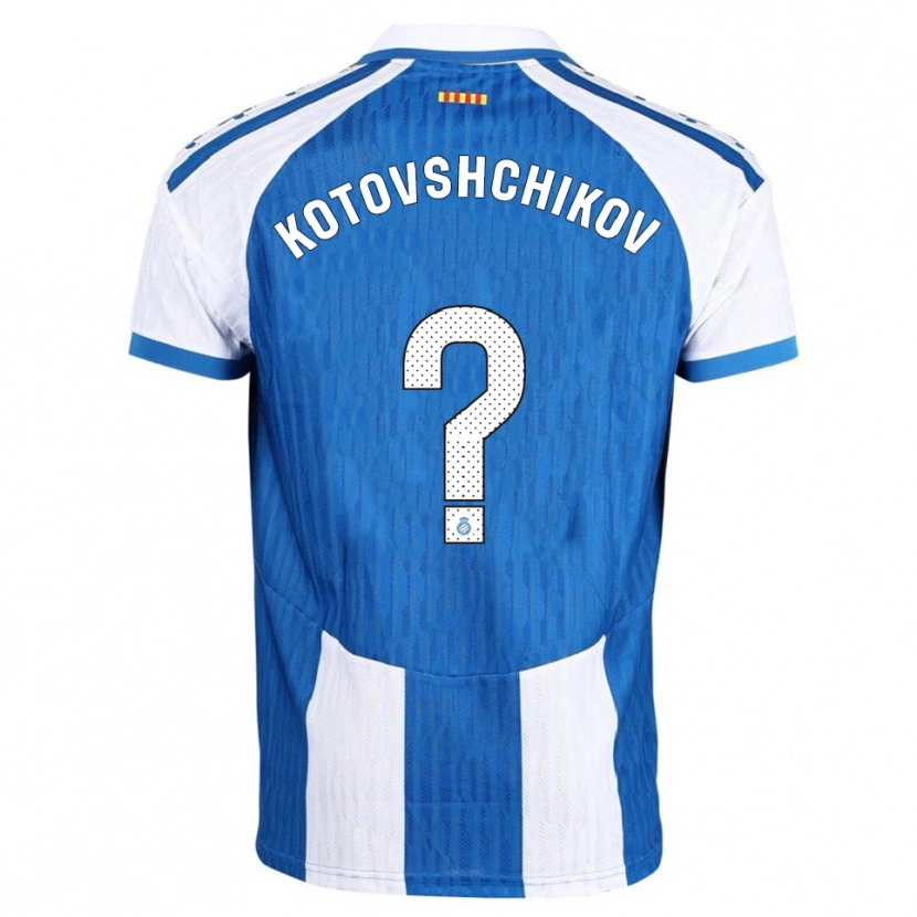 Danxen Män Makar Kotovshchikov #0 Blå Vit Hemmatröja Matchtröjor 2025/26 Tröjor T-Tröja