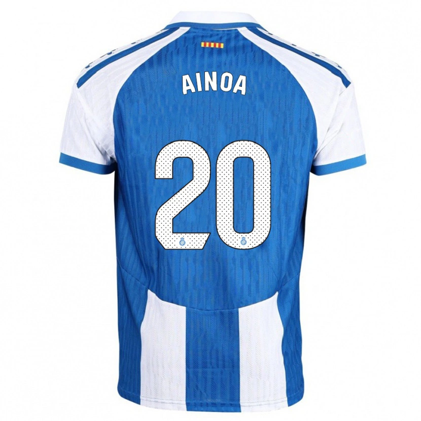 Danxen Män Ainoa Campo Franco #20 Blå Vit Hemmatröja Matchtröjor 2025/26 Tröjor T-Tröja