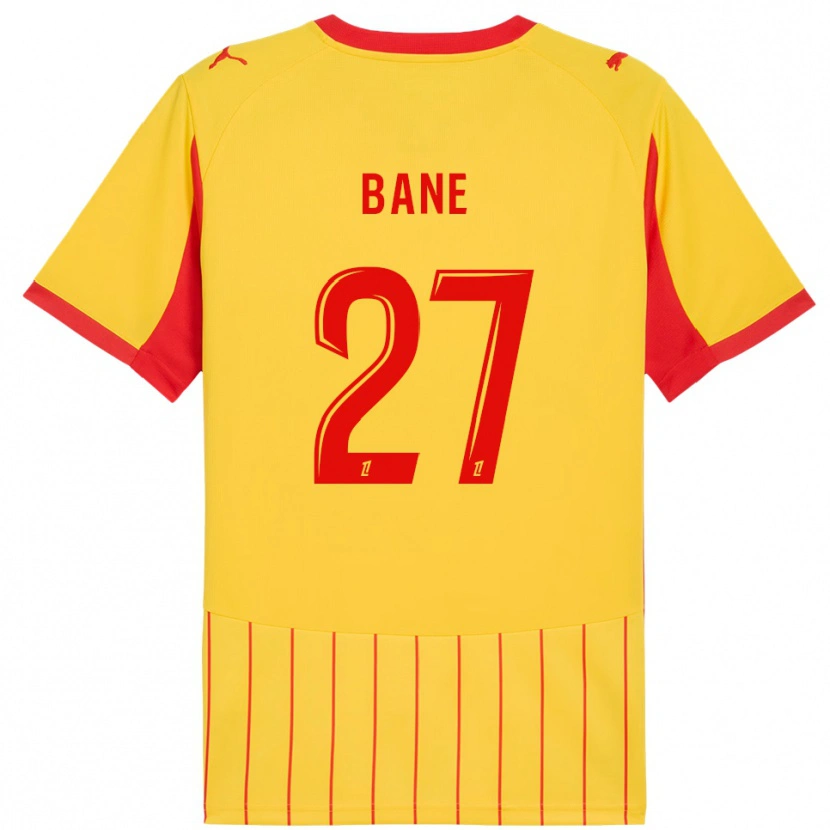 Danxen Män Sidi Bane #27 Gul Röd Hemmatröja Matchtröjor 2025/26 Tröjor T-Tröja