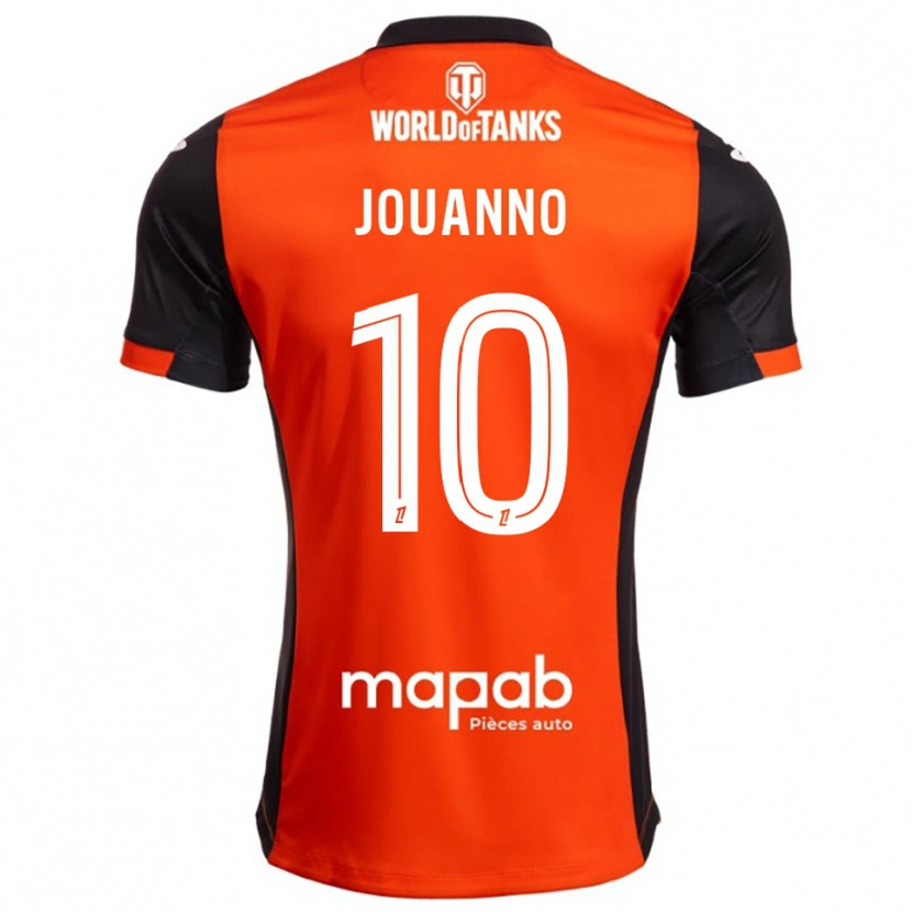 Danxen Män Mathilde Jouanno #10 Svart Orange Hemmatröja Matchtröjor 2025/26 Tröjor T-Tröja