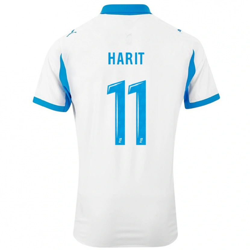 Danxen Män Amine Harit #11 Vit Himmelsblå Hemmatröja Matchtröjor 2025/26 Tröjor T-Tröja