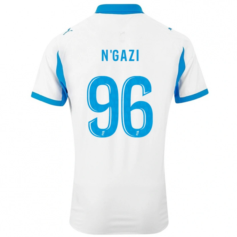Danxen Män Chloé N'gazi #96 Vit Himmelsblå Hemmatröja Matchtröjor 2025/26 Tröjor T-Tröja