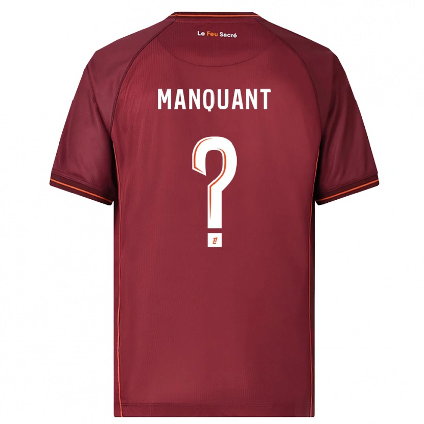 Danxen Män Joris Manquant #0 Bourgogne Vit Hemmatröja Matchtröjor 2025/26 Tröjor T-Tröja