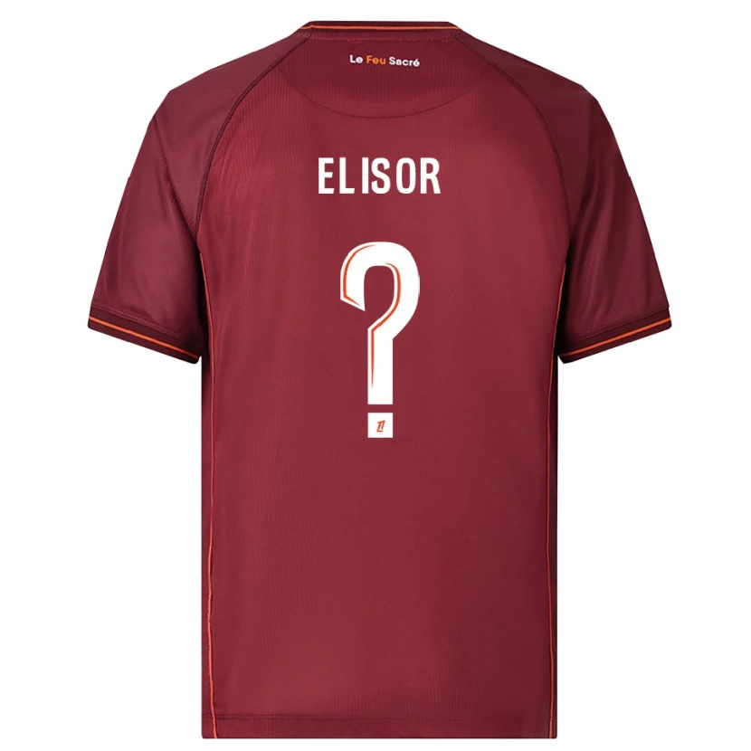 Danxen Män Simon Elisor #0 Bourgogne Vit Hemmatröja Matchtröjor 2025/26 Tröjor T-Tröja