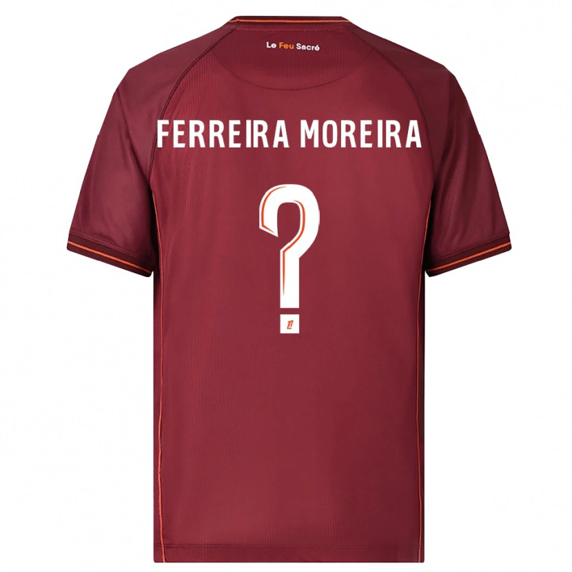 Danxen Män Ruben Ferreira Moreira #0 Bourgogne Vit Hemmatröja Matchtröjor 2025/26 Tröjor T-Tröja