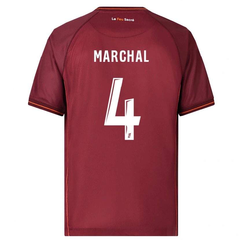 Danxen Män Adam Marchal #4 Bourgogne Vit Hemmatröja Matchtröjor 2025/26 Tröjor T-Tröja